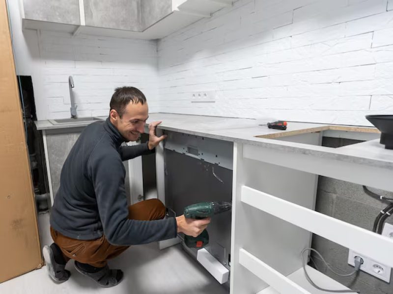 Post-Damage Countertop Installation